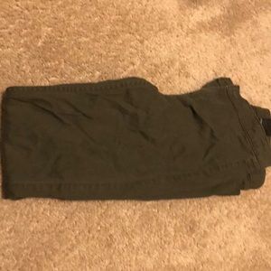 Green slim fit pants